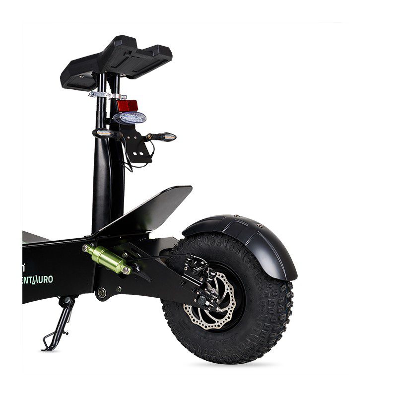 Patinete eléctrico Centauro matriculable con asiento y pantalla LCD XXL Verde - Imagen 5