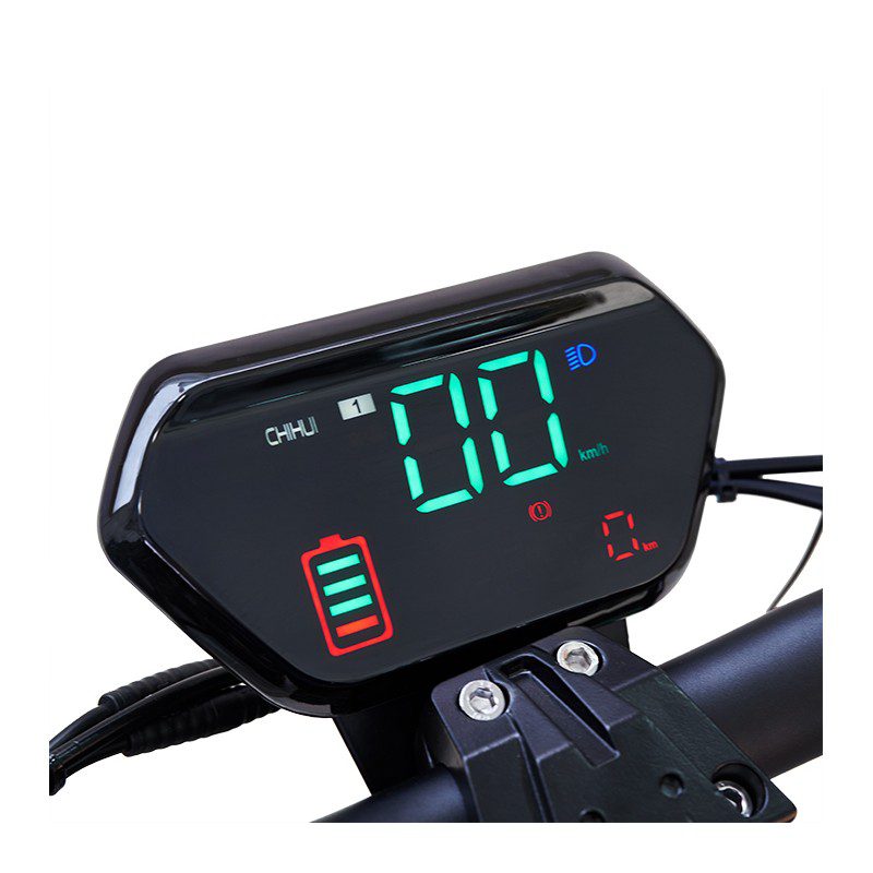 Patinete eléctrico Centauro matriculable con asiento y pantalla LCD XXL Verde - Imagen 6